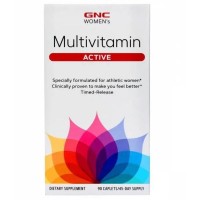 Multivitamin active women multivitaminico para mulheres 90 caplets GNC validade  :01/2024
