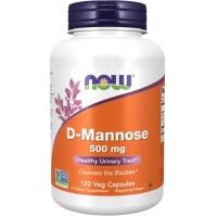 D Mannose 500 mg 120 Veg Capsules NOW Foods