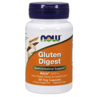 Gluten Digest 60 Veg Capsules NOW Foods 