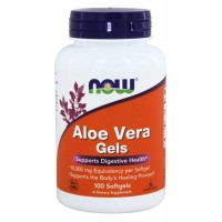 Aloe Vera Gels 10,000mg 100 softgels NOW Foods