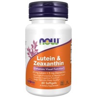 Lutein & Zeaxanthin 60 Softgels  NOW