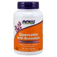 Quercetin with Bromelain 120 Veg Capsules NOW Foods