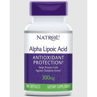 Alpha Lipoic Acid Acido alfa lipoico 300mg 50 caps NATROL