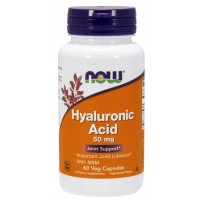 Acido Hialuronico MSM 50mg 60 Veg Capsules NOW Foods