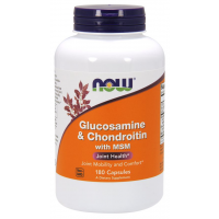 Glucosamine e Chondroitin com MSM 180 Capsules NOW Foods