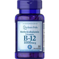 Vitamin B 12 Methylcobalamin Vitamina B12 1000 mcg 30 microlozenges PURITAN S Pride