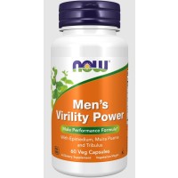 Men's Virility Power poder de virilidade dos homens 60 vcaps NOW Foods