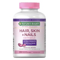 Hair Skin & Nails com Biotin 250 softgels NATURE Bounty