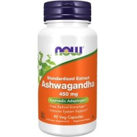 Ashwagandha 450 mg 90 Veg Capsules NOW Foods