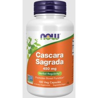 Cascara Sagrada 450 mg 100 Veg Capsules Now