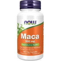 Maca 500mg 100 veg caps NOW Foods