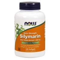 Silymarin NOW Milk Thistle Extract Extra Strength 450 mg 120 Softgels NOW Foods