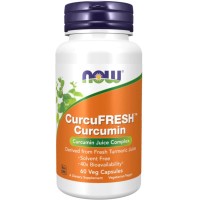 CurcuFRESH Curcumin 60 Veg Capsules NOW Foods