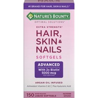 Hair Skin & Nails 5.000 mcg Extra Strength -150 Softgels NATURES Bounty