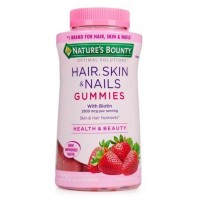 Hair Skin & Nails 230 Gummies Morango NATURE Bounty