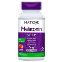 Melatonina 5mg FD sublingual 250tablets NATROL vencimento 06/2021