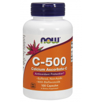 Vitamina C 500 Calcium Ascorbate 250 Capsules NOW Foods