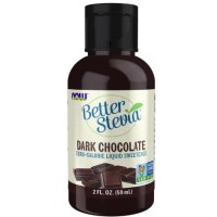 Better Stevia Liquid  Dark Chocolate 59 ml Now
