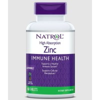 Zinco para imunidade 60 tablets sabor: Abacaxi NATROL vencimento:08/2022