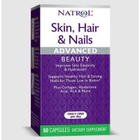 Hair Skin e Nails Cabelo, pele e unha com Luteina 60caps NATROL vencimento:11/2022
