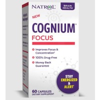 Cognium Focus saúde para o cérebro 60 capsules NATROL vencimento:02/2022
