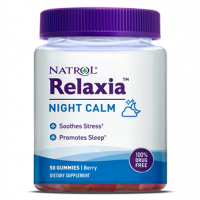 Relaxia Night Calm Noite calma 50 gummies NATROL vencimento:08/2022