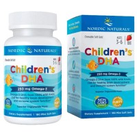 Children's DHA Strawberry -- 250 mg - 180 Softgels Nordic Naturals