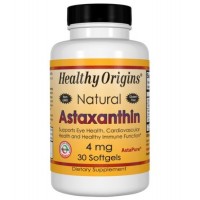 Astaxanthin astaxantina 4mg 30 Softgels HEALTHY Origins val: 05/21