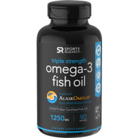 Omega 3 Fish Oil 1250mg 90 softgels SPORTS Research