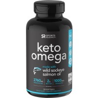 Keto Omega 3 120 softgels SPORTS Research 