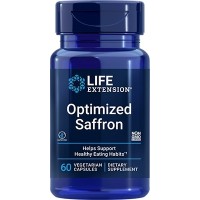 Optimized Saffron, 60 cápsulas vegetarianas Life Extension 