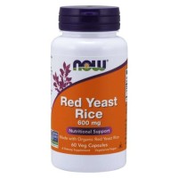 Red Yeast Rice 600 mg 60 Veg Capsules NOW Foods