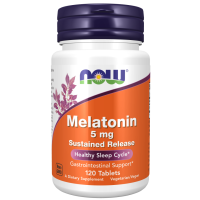 Melatonin 5 mg Sustained Release  120 Tablets NOW