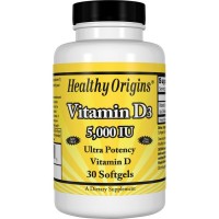 VITAMINA DЗ  5,000 IU (LANOLIN) 30 softgel HEALTHY ORIGINS