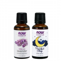 Kit Óleo Essencial Lavanda + Óleo Essencial Blend de Peaceful Sleep 30ml NOW Foods