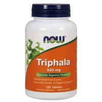 Triphala 500 mg  120 Tablets NOW