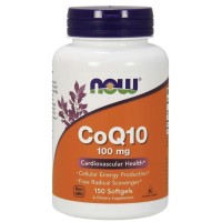 CoQ10 100 mg 150 Cápsulas softgel NOW