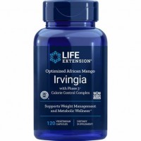 Irvingia Optimized African Mango 120 vegeterian capsules LIFE Extension