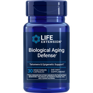 Life Extension Biological Aging Defense, Scarlet Beebalm, 30 Capsules